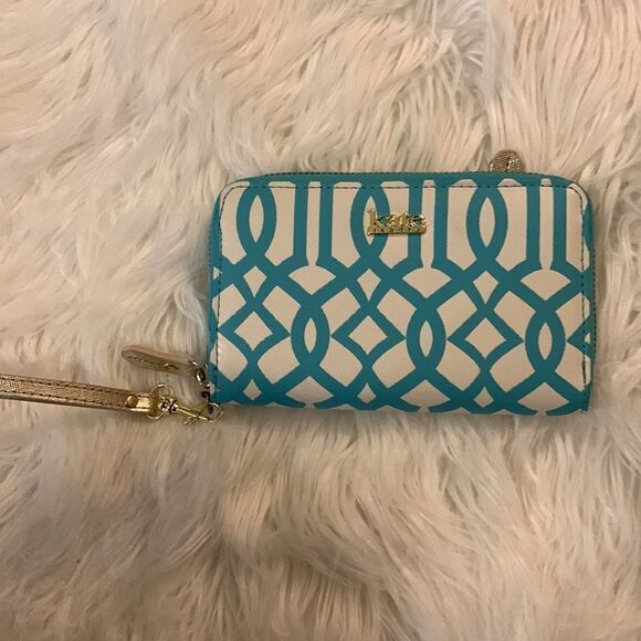 Kate Landry teal wristlet/wallet.  NWOT - Picture 1 of 7